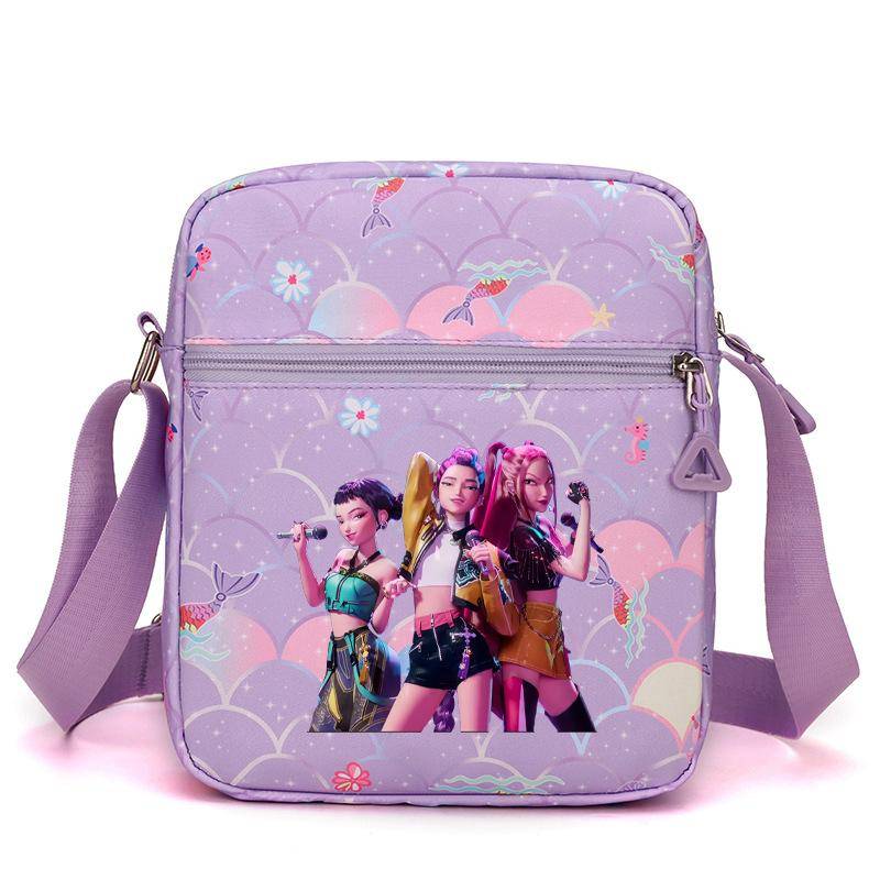 Kpop Dämonenjägerin Girlgroup Saja Boys Periphere Bedruckte Schultertasche Damen Umhängetasche Schultasche Studenten Campus Tasche von Joom DACH
