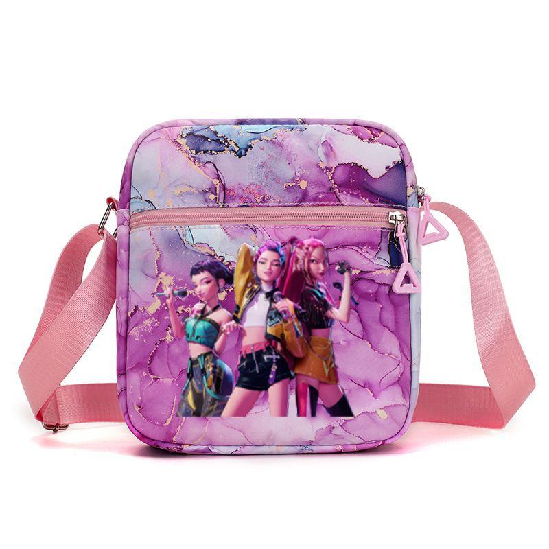 Kpop Dämonenjägerin Girlgroup Saja Boys Periphere Bedruckte Schultertasche Damen Umhängetasche Schultasche Studenten Campus Tasche von Joom DACH
