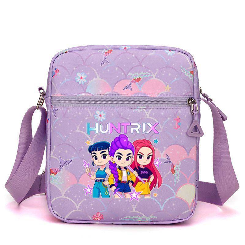 Kpop Dämonenjägerin Girlgroup Saja Boys Periphere Bedruckte Schultertasche Damen Umhängetasche Schultasche Studenten Campus Tasche von Joom DACH