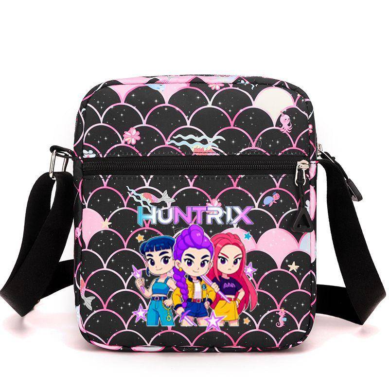 Kpop Dämonenjägerin Girlgroup Saja Boys Periphere Bedruckte Schultertasche Damen Umhängetasche Schultasche Studenten Campus Tasche von Joom DACH