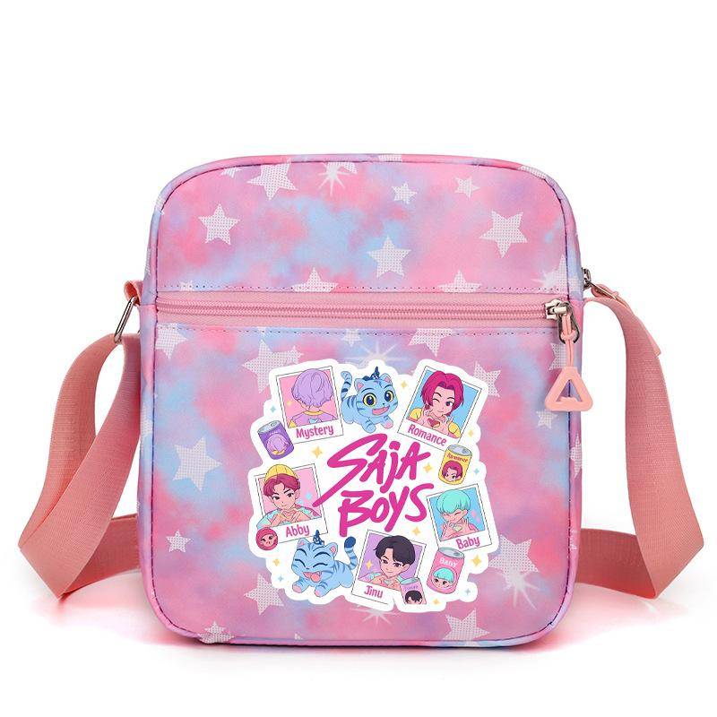 Kpop Dämonenjägerin Girlgroup Saja Boys Periphere Bedruckte Schultertasche Damen Umhängetasche Schultasche Studenten Campus Tasche von Joom DACH