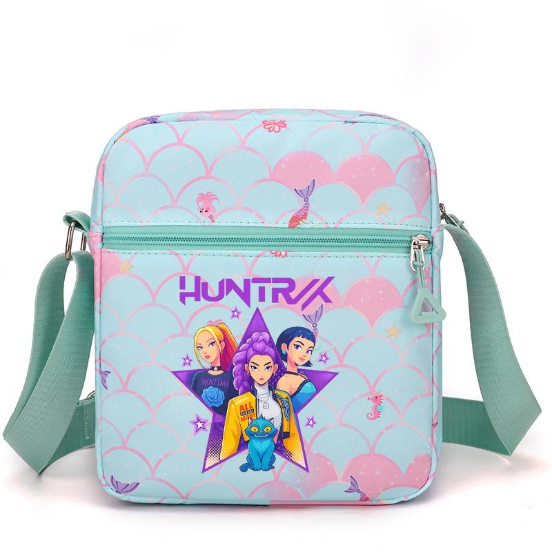 Kpop Dämonenjägerin Girlgroup Saja Boys Peripherie Bedruckte Umhängetasche Damen Messenger Bag Schultasche Student Campus Tasche KTY von Joom DACH