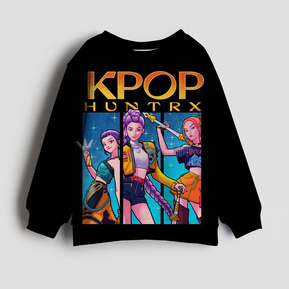 Kpop Dämonenjägerinnen Sweatshirt Rumi Mira Zoey Niedliche Kapuzenpullover Kinder Frühling Herbst Pullover Kinder Langarm Kleidung Geschenk 110 von Joom DACH