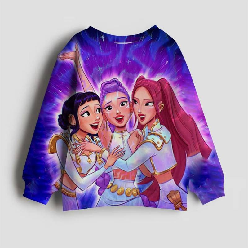 Kpop Dämonenjägerinnen Sweatshirt Rumi Mira Zoey Niedliche Kapuzenpullover Kinder Frühling Herbst Pullover Kinder Langarm Kleidung Geschenk 130 von Joom DACH