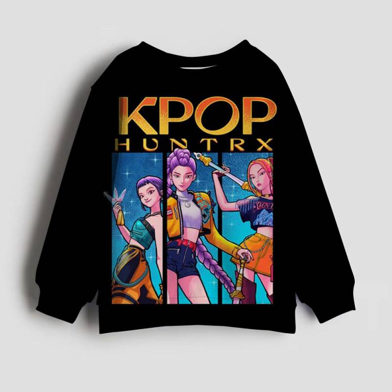 Kpop Dämonenjägerinnen Sweatshirt Rumi Mira Zoey Niedliche Kapuzenpullover Kinder Frühling Herbst Pullover Kinder Langarm Kleidung Geschenk 130 von Joom DACH