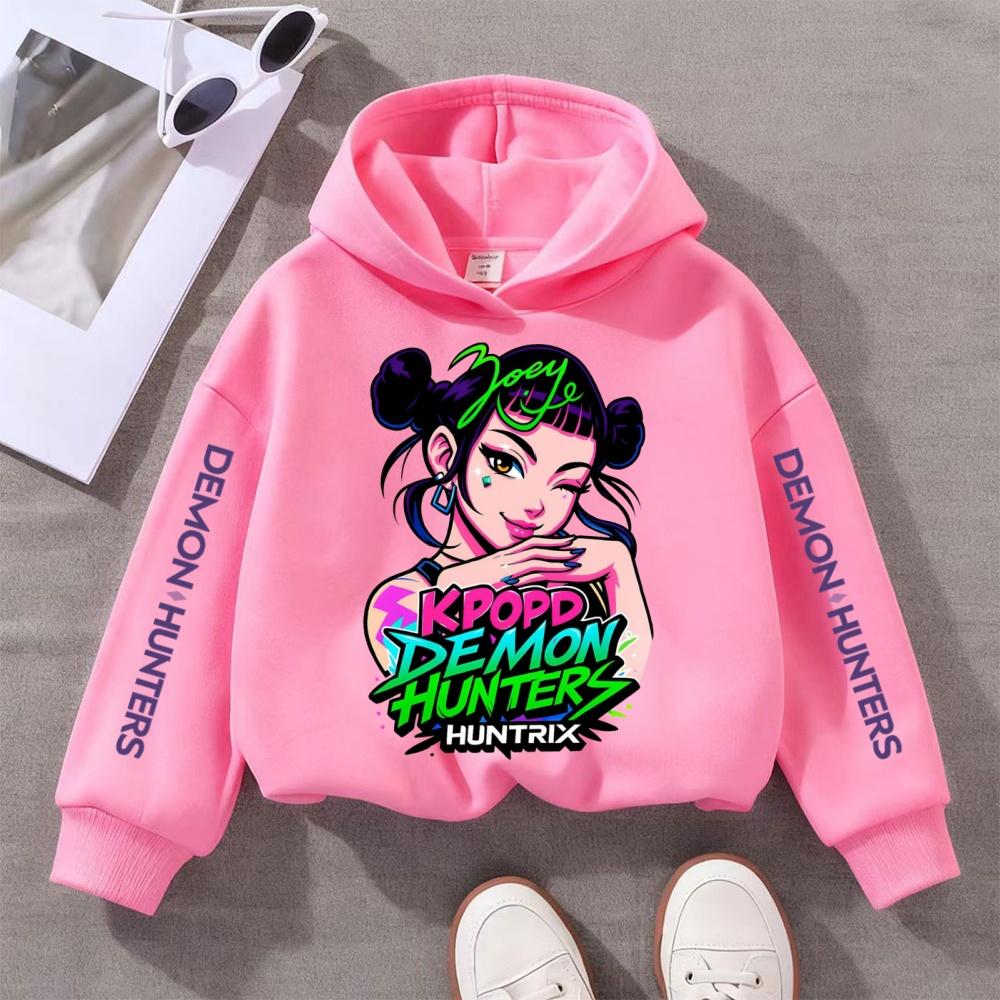 Kpop Hexenjagd Kinderbekleidung, einschließlich Mädchen und Jungen Frühling und Herbst Hoodies und modische Sweatshirts für 3- bis 12-Jährige 120 von Joom DACH