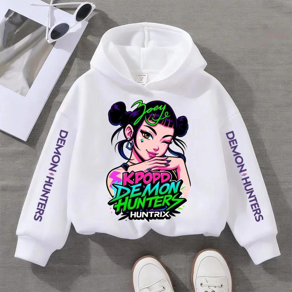 Kpop Hexenjagd Kinderbekleidung, einschließlich Mädchen und Jungen Frühling und Herbst Hoodies und modische Sweatshirts für 3- bis 12-Jährige 140 von Joom DACH