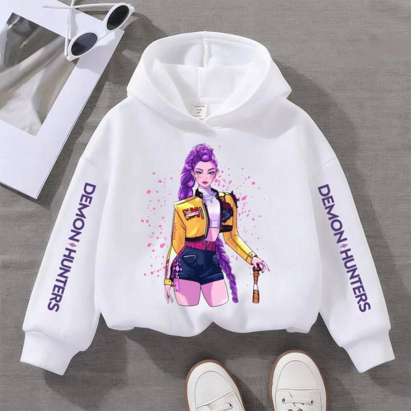 Kpop Hexenjagd Kinderbekleidung, einschließlich Mädchen und Jungen Frühling und Herbst Hoodies und modische Sweatshirts für 3- bis 12-Jährige 150 von Joom DACH