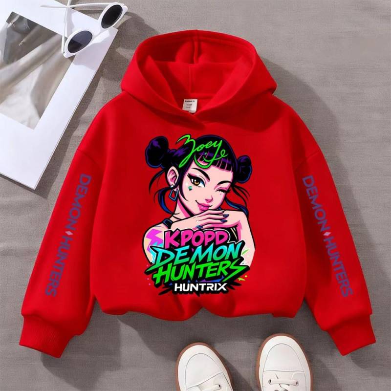 Kpop Hexenjagd Kinderbekleidung, einschließlich Mädchen und Jungen Frühling und Herbst Hoodies und modische Sweatshirts für 3- bis 12-Jährige 160 von Joom DACH