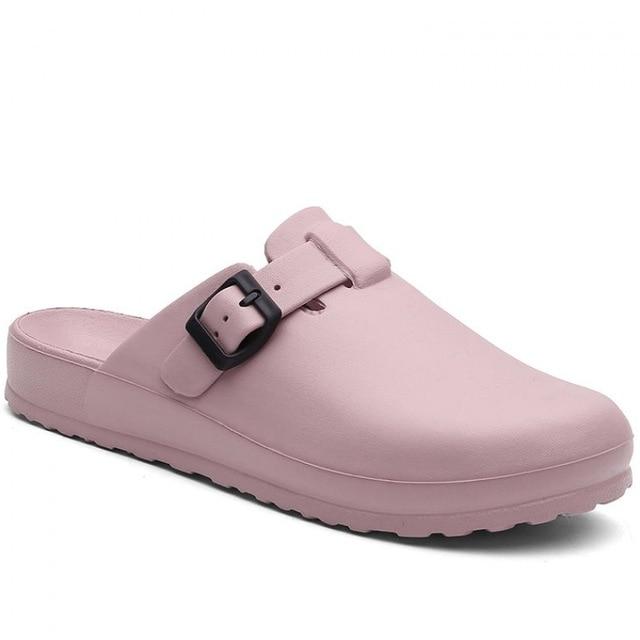 Krankenhaus-medizinische Hausschuhe für Damen, Krankenschwester-Clogs, Arzt-medizinische Schuhe, Krankenpflege-Clogs, rutschfeste EVA-Schuhe, Spezialist für die Arbeit 41 rosa von Joom DACH