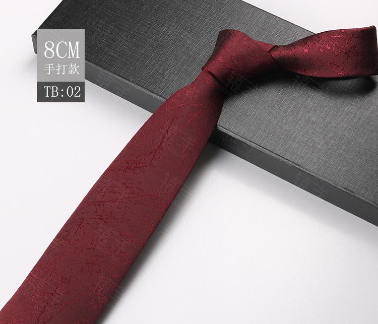 Krawatte Herren Vintage Business Wide Edition 8Cm Polyester Jacquard Streifen Kleid Hochzeit Bräutigam Karriere Arbeit von Joom DACH