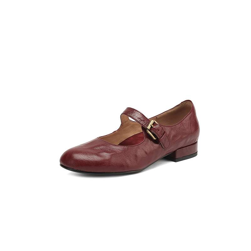 Krazing Pot Schafsleder Mode Sommer Frühling Herbst Damen Plissee Dekoration Runde Zehenpartie Niedrige Absätze Mary Janes Pumps 39 weinrot Krazing Pot Schafsleder Mode Sommer Frühling Herbst Damen Plissee Dekoration Runde Zehenpartie Niedrige Absätze Mary Janes Pumps 39 weinrot von Joom DACH