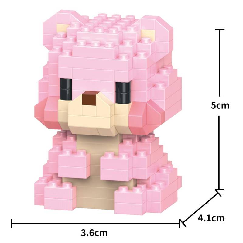Kreative Bausteine, 25 Arten, süßes Tier-Cartoon-Modell, DIY, Sammeln, Fans, Lernspielzeug für Kinder, Geschenk für Mädchen Pink bear-165Pcs Kreative Bausteine, 25 Arten, süßes Tier-Cartoon-Modell, DIY, Sammeln, Fans, Lernspielzeug für Kinder, Geschenk für Mädchen Pink bear-165Pcs von Joom DACH