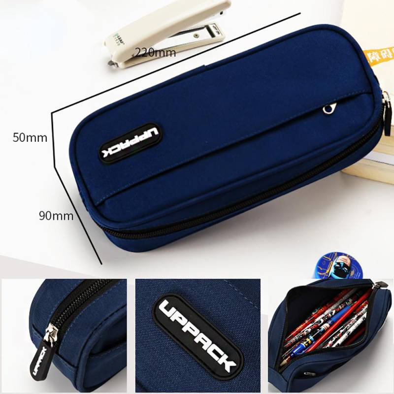 Kreative Bleistift Fall Niedlichen Jungen Mädchen Kawaii Bleistift Fällen Lagerung Kinder Stift Tasche Schreibwaren Box Schule Studenten Liefert navy blau von Joom DACH