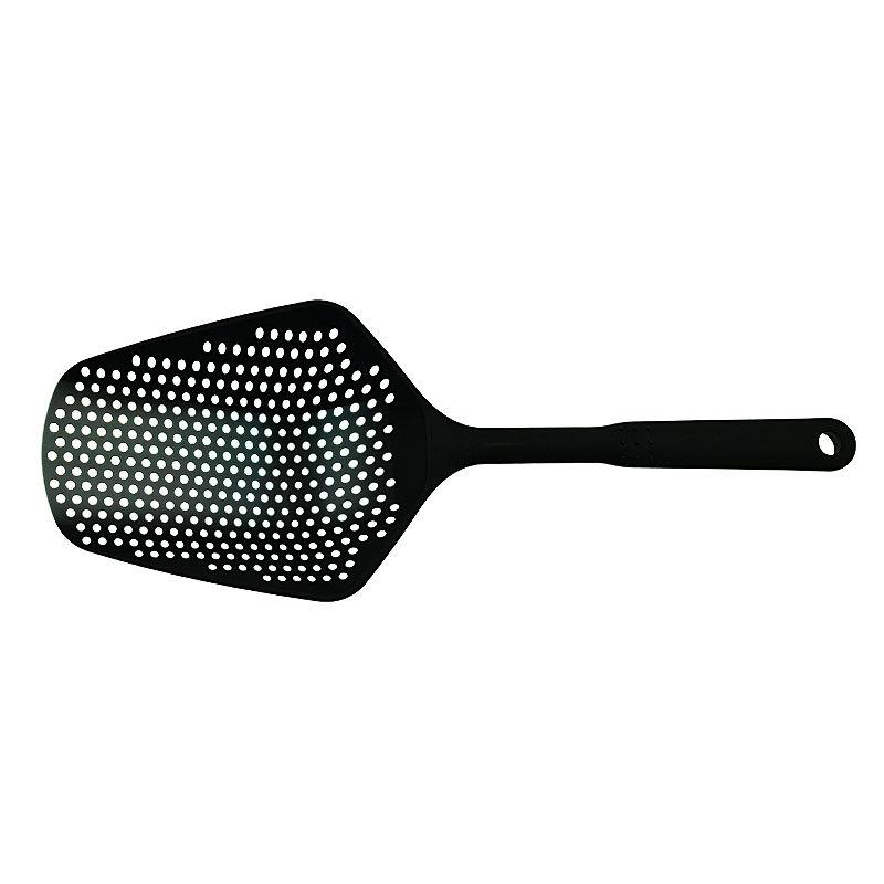 Kreative Kochen Schaufeln Lebensmittel Sieb Scoop Nylon Löffel Abfluss Gadgets Große Sieb Suppe Filter Haushalt Küche Zubehör schwarz von Joom DACH