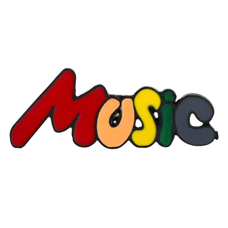 Kreative Musikinstrument Emaille Brosche Rock Orchester Violine Gitarre Bass Abzeichen Kleidung Anstecknadeln Kinder Geschenke Schmuck Style 2 von Joom DACH