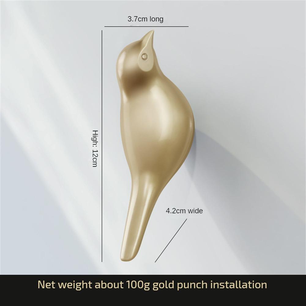 Kreative Vogel Dekoration Haken Wand Schlafzimmer Tür Kleiderbügel 3D Einzelhaken Kleiderhaken Einfache Wandbehang Dekoration tiefen zitrone von Joom DACH