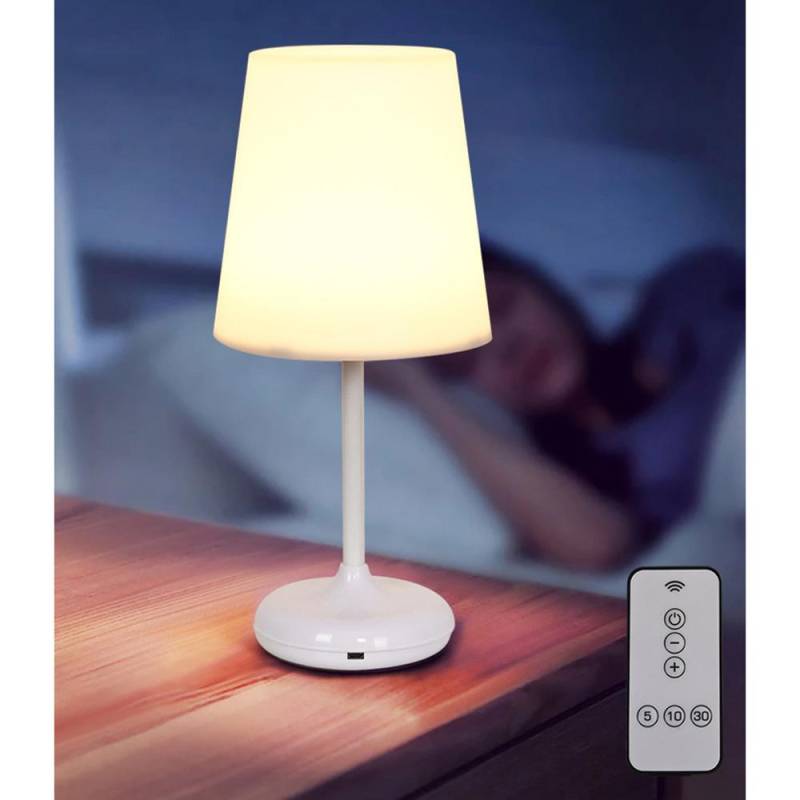 Kreative einfache intelligente Fernbedienung LED-Schreibtischlampe USB-Augenschutz Touch-Sensing-Nachtlicht weiß von Joom DACH