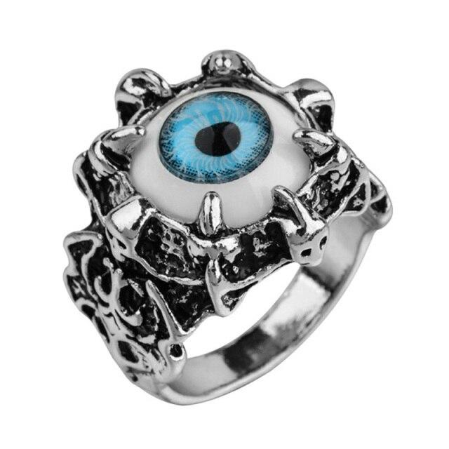 Kreativer, modischer Vintage-Ring mit Drachenklaue und bösem Blick für Männer und Frauen, Fingerdekor, Schmuck, Geschenk 9 von Joom DACH