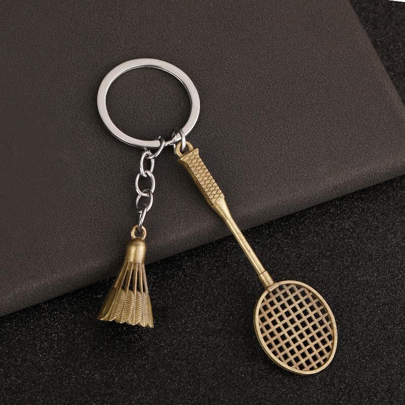 Kreativer Badminton Schläger Anhänger Schlüsselanhänger Für Männer Frauen Schlüsselanhänger Autoschlüsselhalter Handtaschenzubehör Geburtstagsgeschenke bronze von Joom DACH