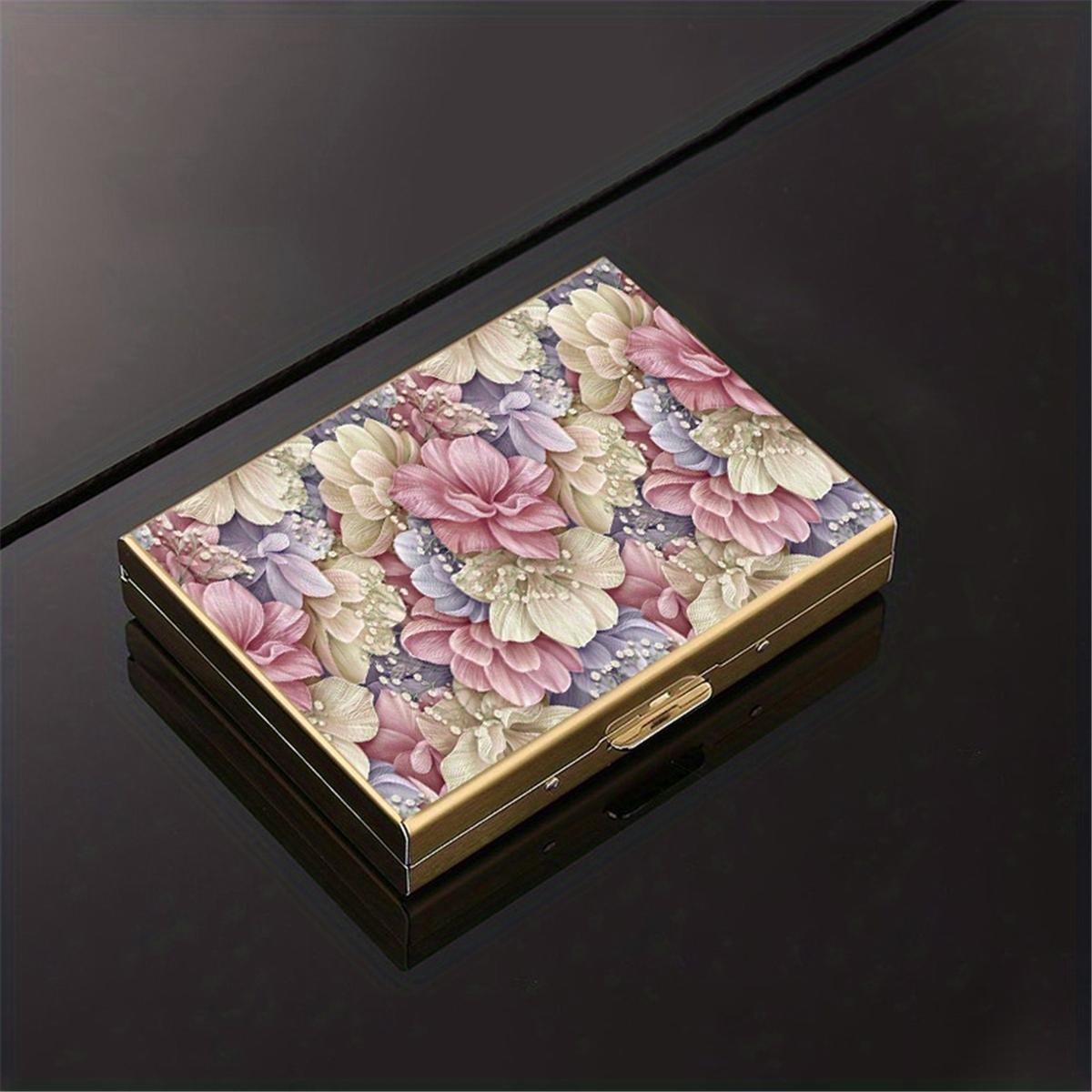 Kreditkartenetui für Damen und Herren, RFID-Kartenetui, hartes Kreditkartenetui, RFID-Blocker-Kartenetui, Sicherheitsbrieftaschen für Damen und Herren 10 cards gold von Joom DACH