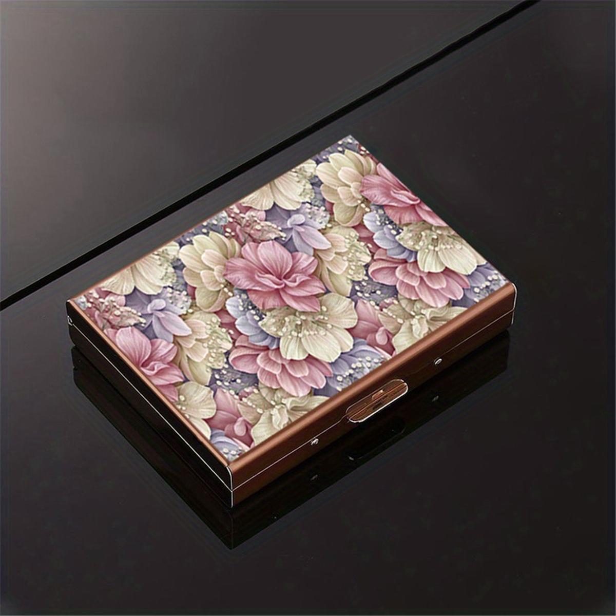 Kreditkartenetui für Damen und Herren, RFID-Kartenetui, hartes Kreditkartenetui, RFID-Blocker-Kartenetui, Sicherheitsbrieftaschen für Damen und Herren 10 cards kaffeebraun von Joom DACH