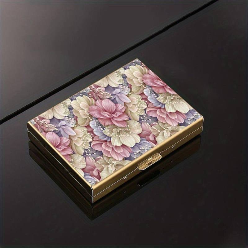 Kreditkartenetui für Damen und Herren, RFID-Kartenetui, hartes Kreditkartenetui, RFID-Blocker-Kartenetui, Sicherheitsbrieftaschen für Damen und Herren 6 cards gold von Joom DACH