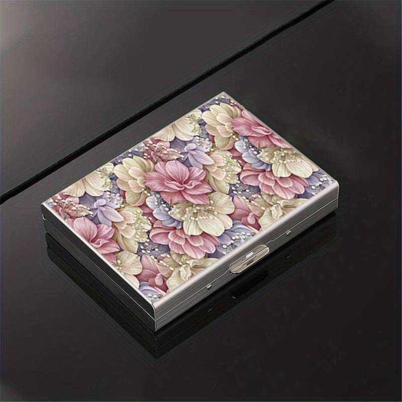 Kreditkartenetui für Damen und Herren, RFID-Kartenetui, hartes Kreditkartenetui, RFID-Blocker-Kartenetui, Sicherheitsbrieftaschen für Damen und Herren 6 cards silber von Joom DACH