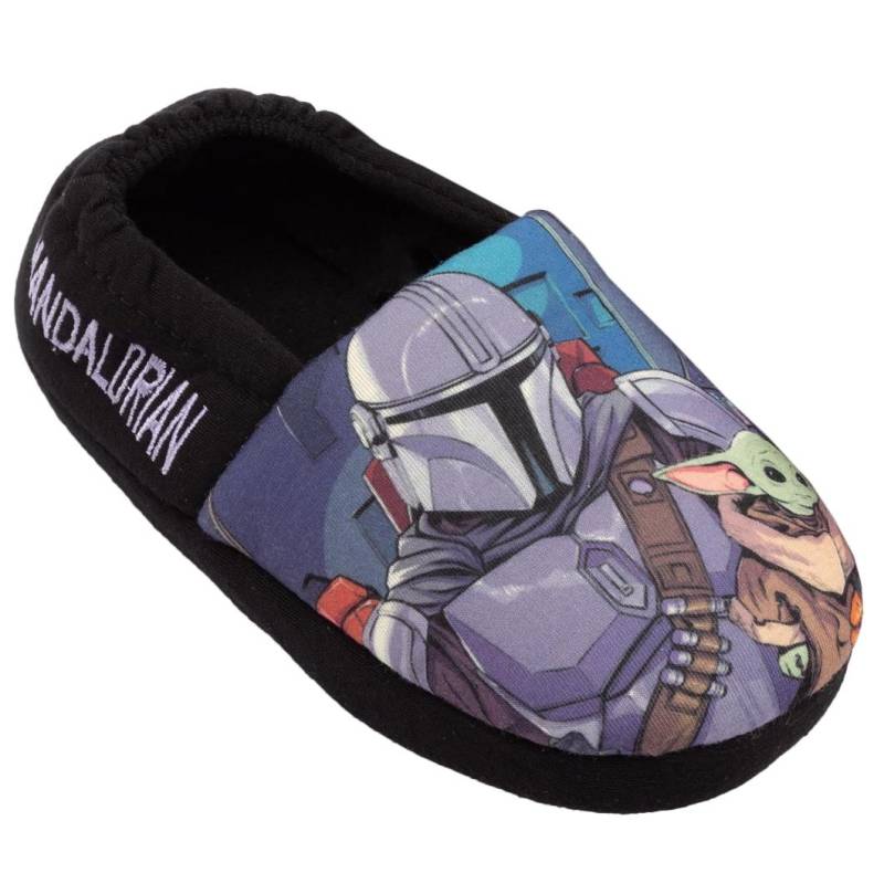 Krieg der Sterne: Die Mandalorian Boys Hausschuhe 5 UK schwarz/blau von Joom DACH