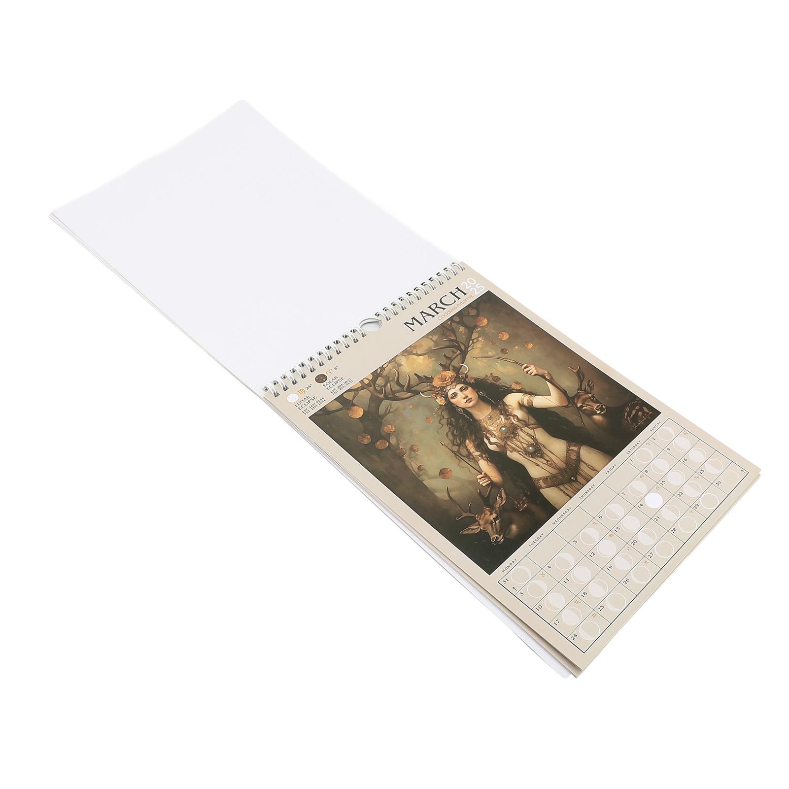 Kriegergöttin-Kalender 2025, Planer, Wand-Spaß, zum Aufhängen, Scherzgeschenk, dickes Papier für Freunde von Joom DACH