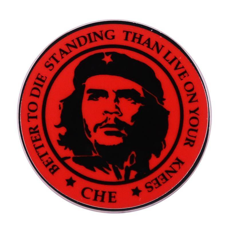 Kubanische Revolution Guerilla Sozialist Kommunist Che Guevara Brosche Roter Knopf Anstecker Harte Emaille Pin 1pcs von Joom DACH