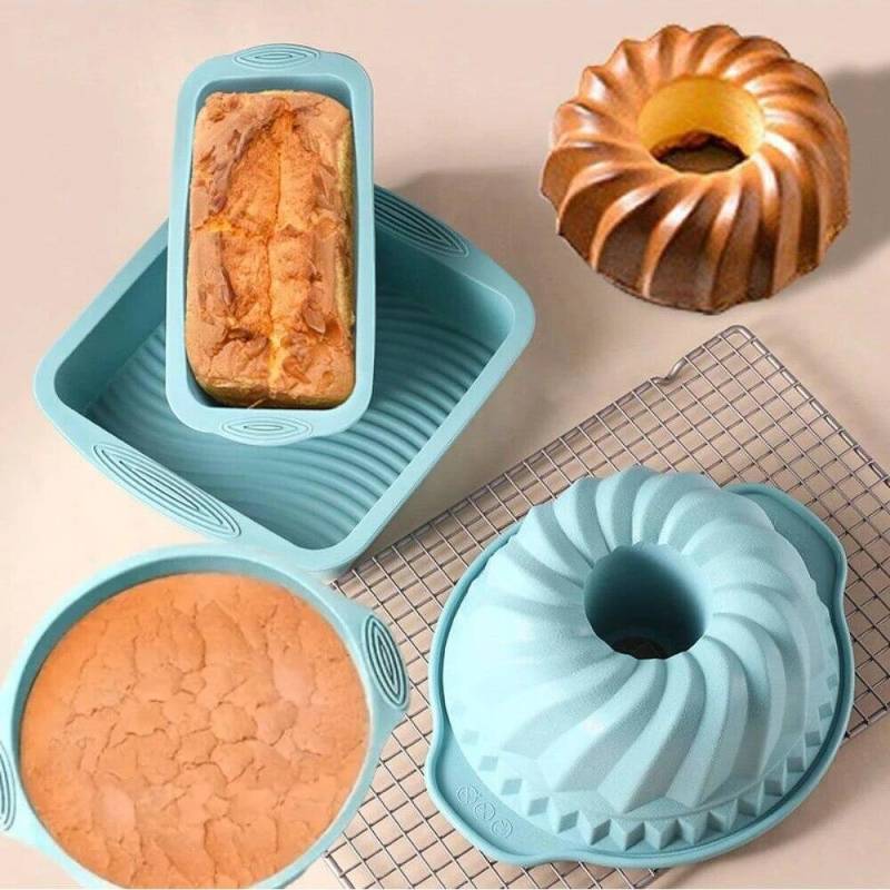 Kuchenbackform Set Hochofen Backform Kuchen Brotbackform Küche Muffin Backform von Joom DACH