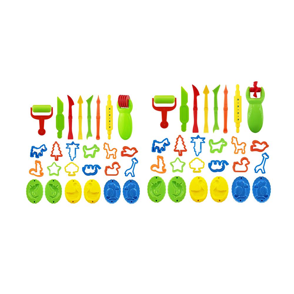 Kuchenform 26 Stück Plastilin Pädagogische Form Ton Kunststoff Modellierset Ton Spielzeug Set Knetspielzeug 2# von Joom DACH