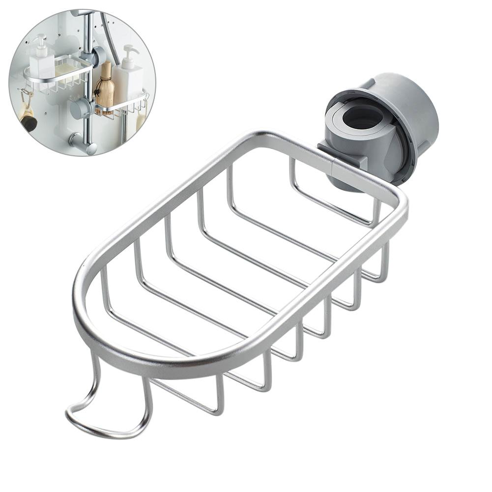 Küchenarmatur Schwammhalter Edelstahl Küchenspüle Caddy Korb Organizer Badezimmer Dusche von Joom DACH
