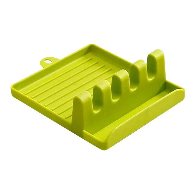 Küchenlöffelablage, Küchen-Organizer für Gabel, Spatel, Ablage, Löffelhalter, Ständer, Geschirr-Aufbewahrungsregal für Löffel, Topfdeckelhalter grün von Joom DACH