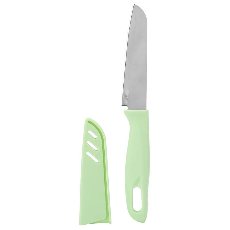 Küchenmesser Tragbar Edelstahl Obst Melonen Schneider mit Hülle für Heimgebrauch Grün von Joom DACH