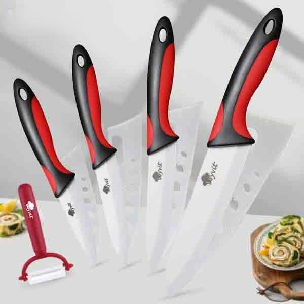 Küchenmesserset Keramikmesser Schäldienst Slicing Chef 3 4 5 Zoll weiße Zirkonia-Klinge Obst Gemüsemesser Werkzeuge Cutter schwarz Küchenmesserset Keramikmesser Schäldienst Slicing Chef 3 4 5 Zoll weiße Zirkonia-Klinge Obst Gemüsemesser Werkzeuge Cutter schwarz von Joom DACH