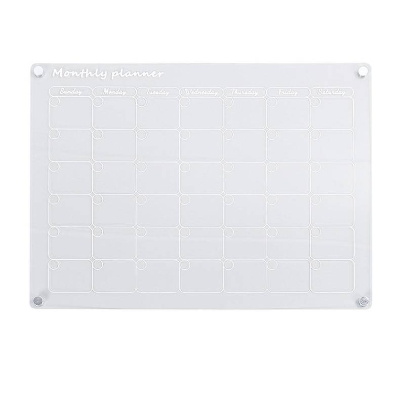 Kühlschrank Kalender Tafel Wiederverwendbarer Acryl Magnetischer Kühlschrank Planer für Küche Home Office von Joom DACH
