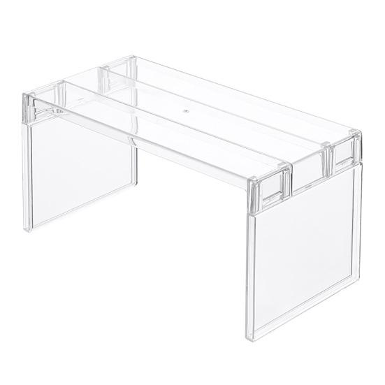 Kühlschrank-Organizer-Rack, platzsparend, stark belastbar, Multifunktions-Kühlschrank-Schichttrenner, Küchenarbeitsplatten-Lagerregal L von Joom DACH