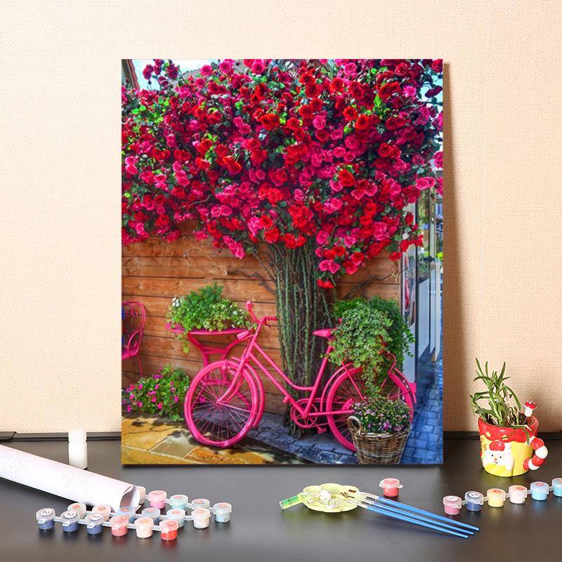 Kunst DIY Malen nach Zahlen Hobbys Diamant Malerei Digitale Ölgemälde Zahlen Malerei Wohnkultur Ölgemälde 40x50cm no frame von Joom DACH