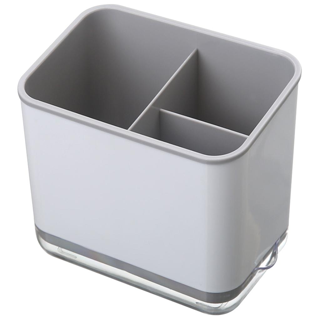 Kunststoff Abtropffläche Essstäbchen Löffel Lagerung Halter Multifunktionale Abfluss Doppel Schicht Besteck Messer Gabel Abfluss Racks Küche Werkzeuge grau von Joom DACH