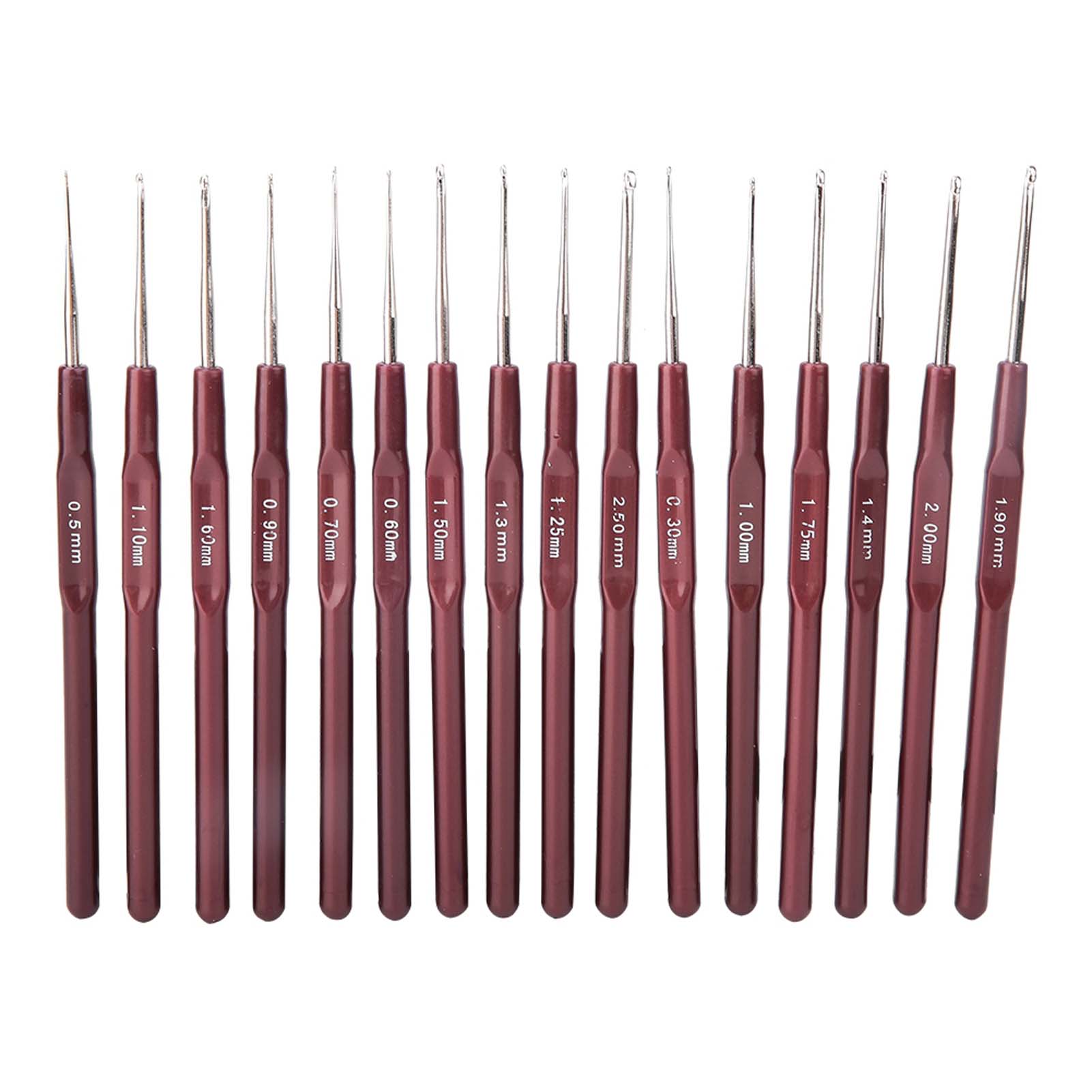 Kunststoffgriff Ultrafeine Spitzenhäkelnadel-Set Edelstahl-Stricknadel DIY Nähwerkzeug Kunststoffgriff Ultrafeine Spitzenhäkelnadel-Set Edelstahl-Stricknadel DIY Nähwerkzeug von Joom DACH