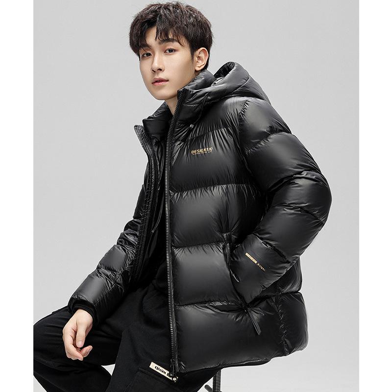 Kurze Daunenjacke Winter Neu Herren- und Damen-Gleichdick Outdoor-Daunenjacke 190/XXXL von Joom DACH