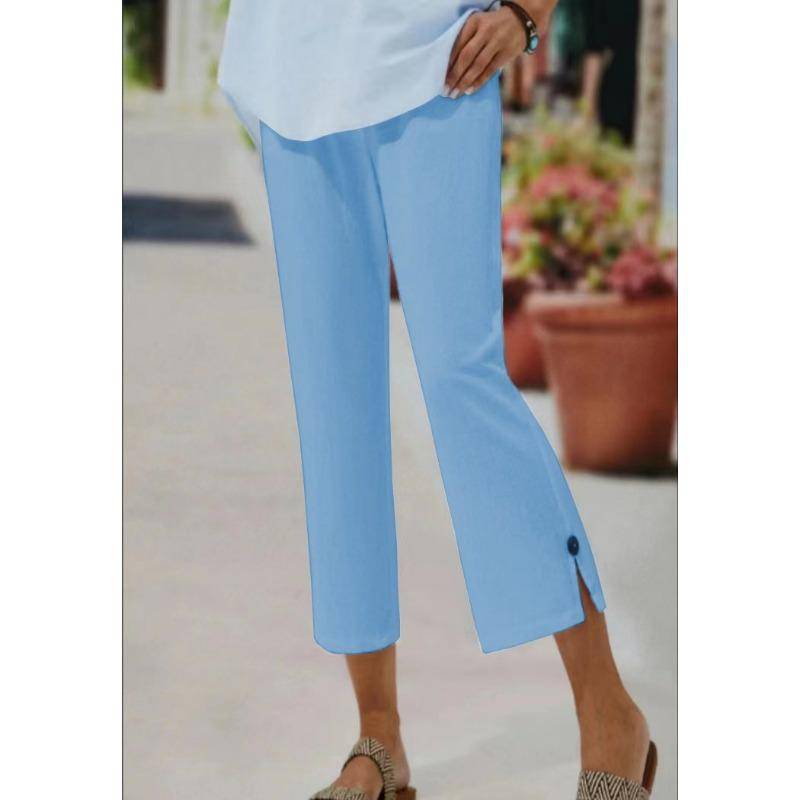 Kurze Hosen Elastischer Bund Freizeithosen für Damen XL himmelblaue von Joom DACH