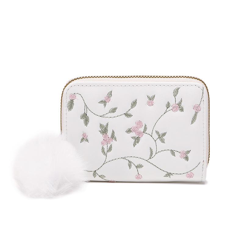 Kurze Stickkartentasche, Wickeltasche für Damen, kleine Tasche, Damenmode, vielseitig einsetzbar, 20 % Rabatt auf die Wickeltasche weiß von Joom DACH