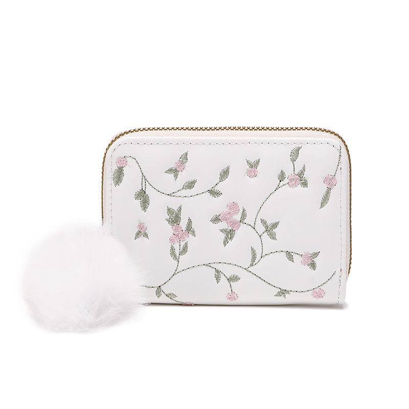 Kurze Stickkartentasche, Wickeltasche für Damen, kleine Tasche, Damenmode, vielseitig einsetzbar, 20 % Rabatt auf die Wickeltasche weiß von Joom DACH