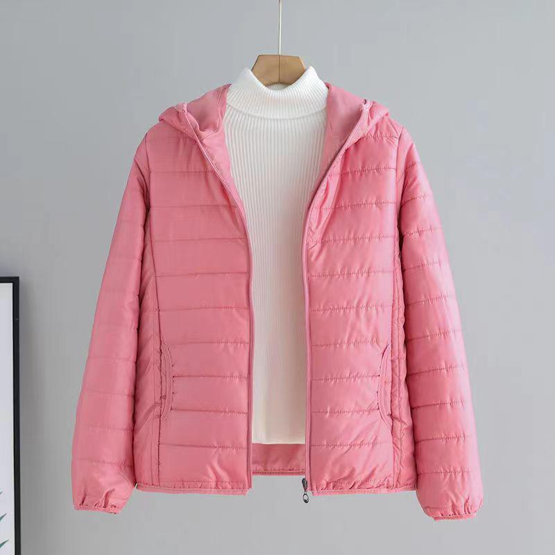 Kurzer, schmaler Baumwollmantel für Damen im koreanischen Stil – einfarbige, leichte Daunenjacke für Studenten im Herbst/Winter 2024. 3XL rosa Kurzer, schmaler Baumwollmantel für Damen im koreanischen Stil – einfarbige, leichte Daunenjacke für Studenten im Herbst/Winter 2024. 3XL rosa von Joom DACH