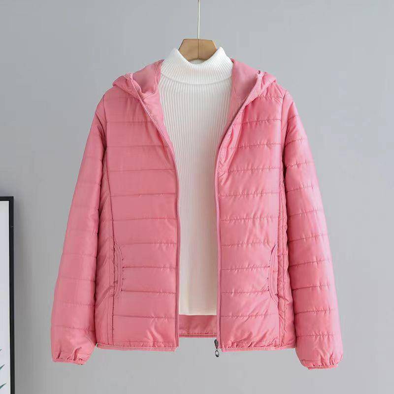Kurzer, schmaler Baumwollmantel für Damen im koreanischen Stil – einfarbige, leichte Daunenjacke für Studenten im Herbst/Winter 2024. 3XL rosa Kurzer, schmaler Baumwollmantel für Damen im koreanischen Stil – einfarbige, leichte Daunenjacke für Studenten im Herbst/Winter 2024. 3XL rosa von Joom DACH