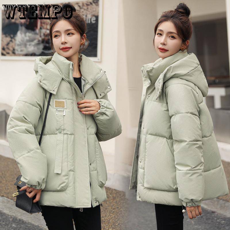 Kurzer Abschnitt Daunenbaumwolljacke in Übergröße Damen Winter Locker Kapuze Verdickt Im Langen Abschnitt der Baumwolljacke XXL grün Kurzer Abschnitt Daunenbaumwolljacke in Übergröße Damen Winter Locker Kapuze Verdickt Im Langen Abschnitt der Baumwolljacke XXL grün von Joom DACH