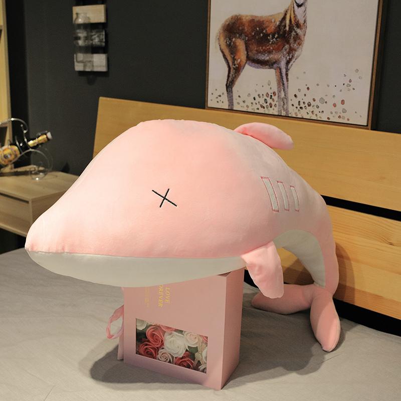 Kuscheliges 2020 Neues Heißes Großes Plüsch-Delfin-Spielzeug Stofftier Meerestier Niedliche Mädchenpuppen Weiches Schlafkissen Weihnachtsgeburtstagsgeschenk 70cm von Joom DACH